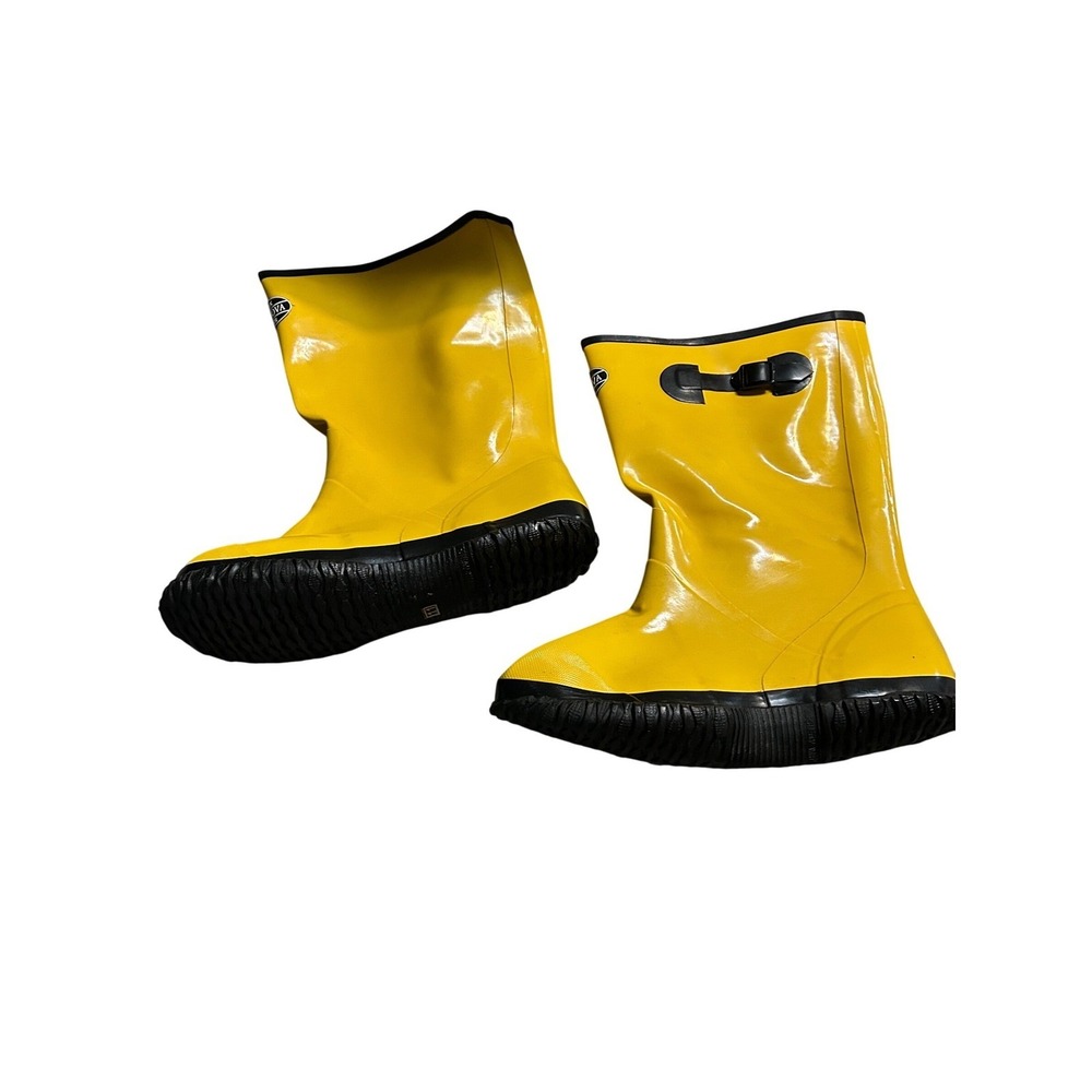 Cordova Yellow Rubber Work Boots –‎ Men's Size 11 – Waterproof Industrial Boots